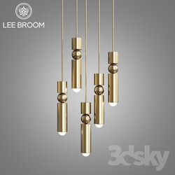 Fulcrum Light Brass Lee Broom Pendant light 3D Models 