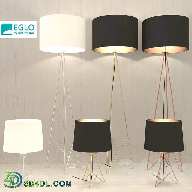 Eglo floor lamp and desk top