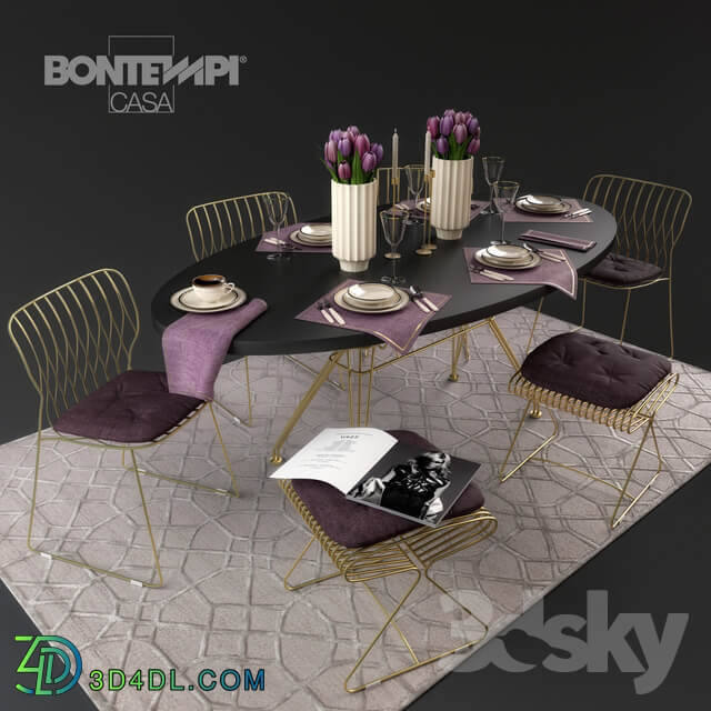 Table Chair Bontempi Furniture