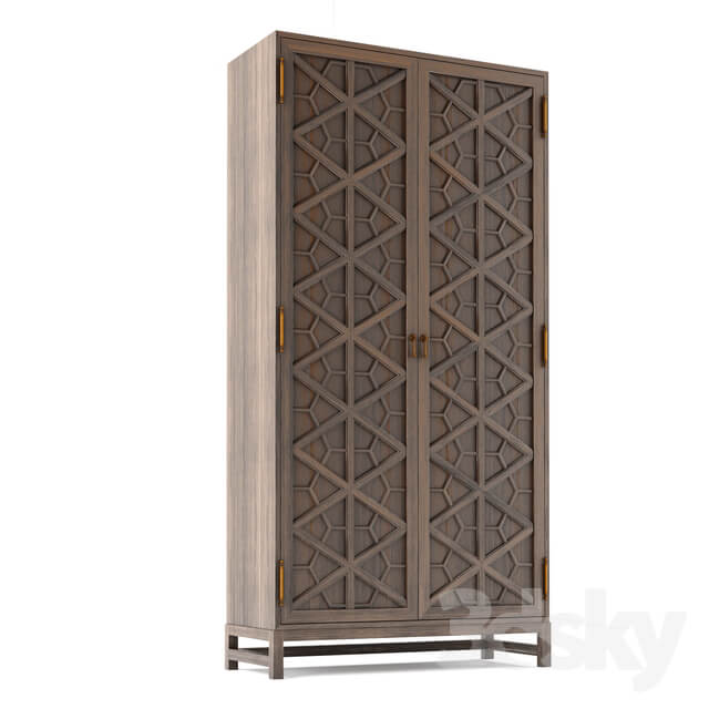 Wardrobe Display cabinets wardrobe in art deco style