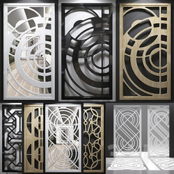 Other decorative objects Set of decorative panels 10 