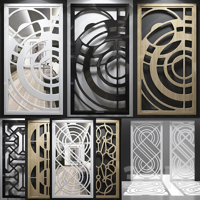 Other decorative objects Set of decorative panels 10