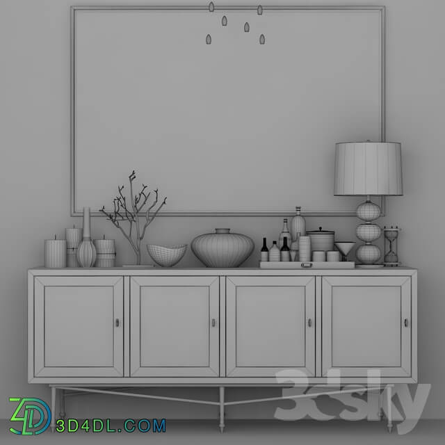 Sideboard Chest of drawer Set 90