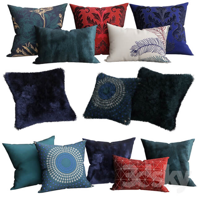 Jewel Tone Decorative Pillow Collection