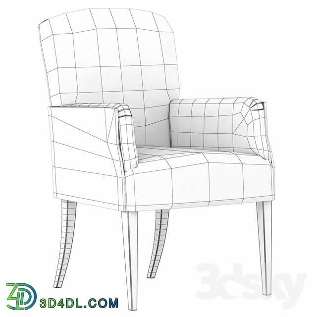 Dantone Home Chair armchair Bordeaux 2 with flat back