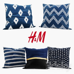 H M Home Decorative Pillows set 3 
