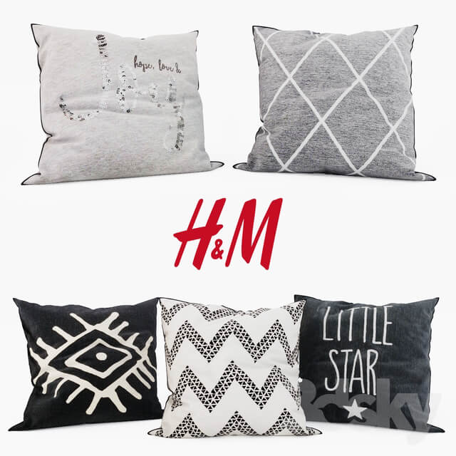 H M Home Decorative Pillows set 9