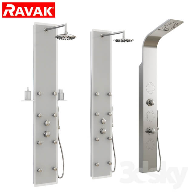 Faucet Hydromassage panels Ravak set 03