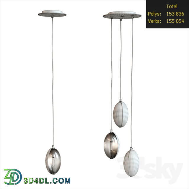 OONA MINI1 OONA MINI3 Pendant light 3D Models