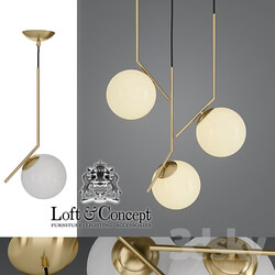 Chandelier Flos IC Lights Family Michael Anastassiades Pendant light 3D Models 