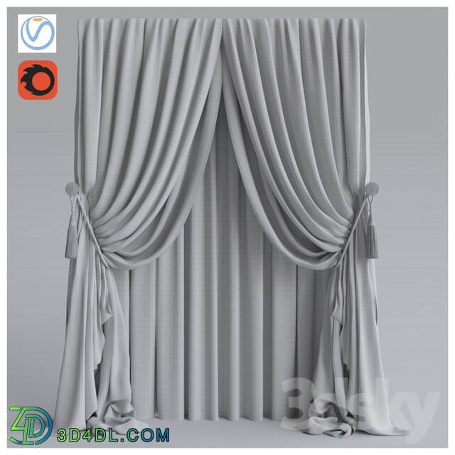 The curtain 3 beige
