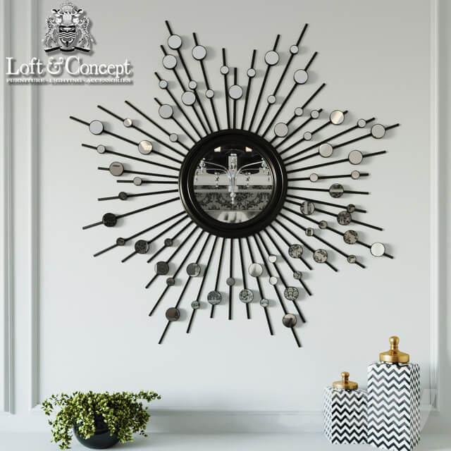 Mirror sun silver sun 3D Models