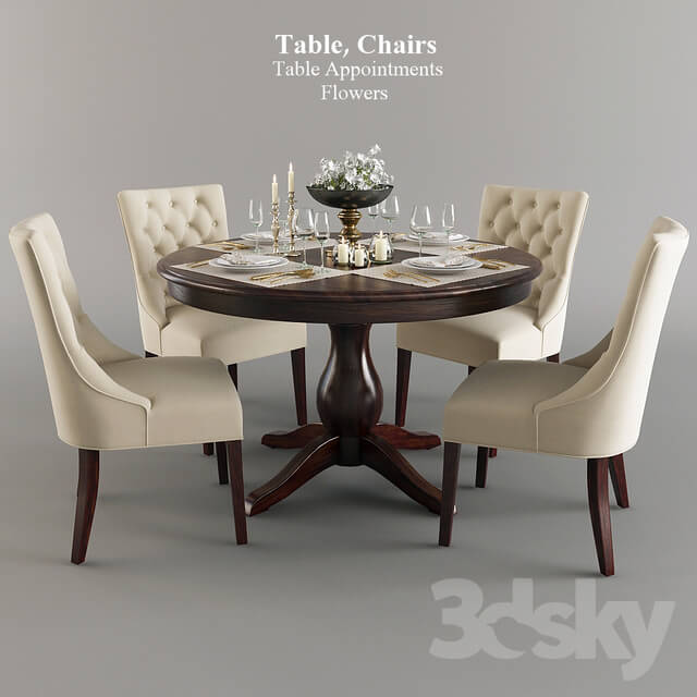 Table Chair Table chairs table setting