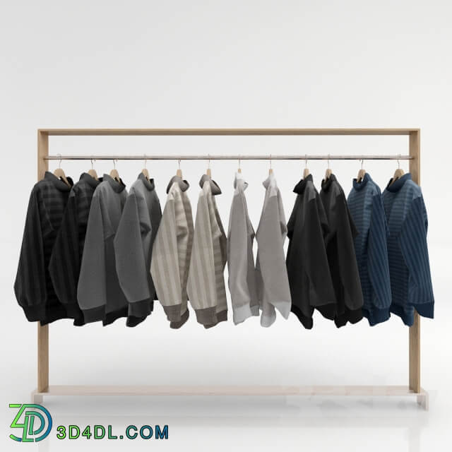 Set of clothes on a hanger B