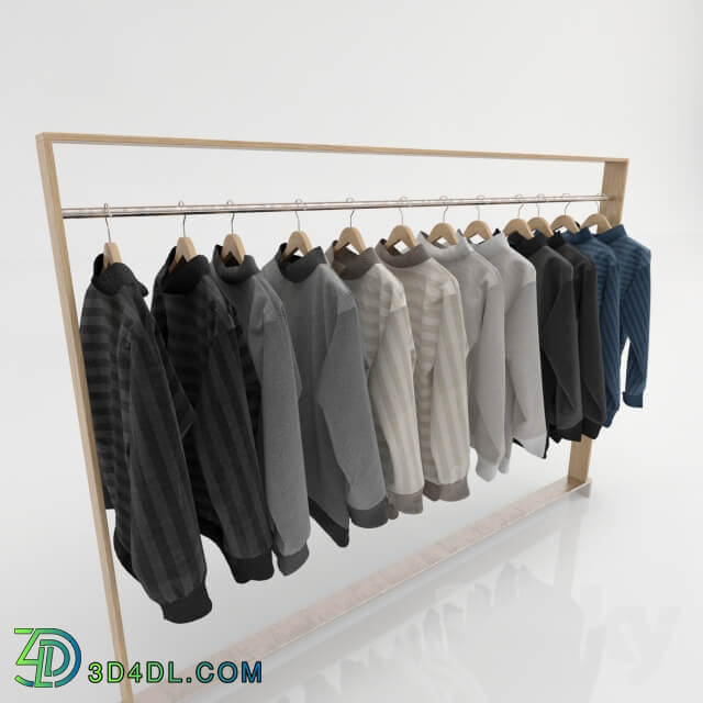 Set of clothes on a hanger B