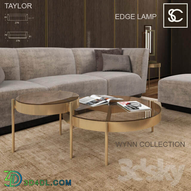 Sofa THE SOFA AND CHAIR SET TAYLOR EDGE WYNN COLLECTION FIRETTO BORDER RUG