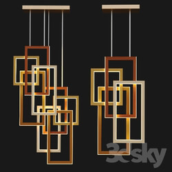 Edge Vertical pendant lamp Pendant light 3D Models 