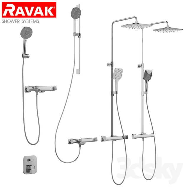 Faucet Bath and shower mixers Ravak 10 set 05