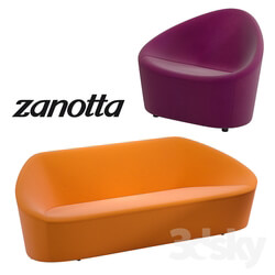 Zanotta Club 1010 sofa armchair 
