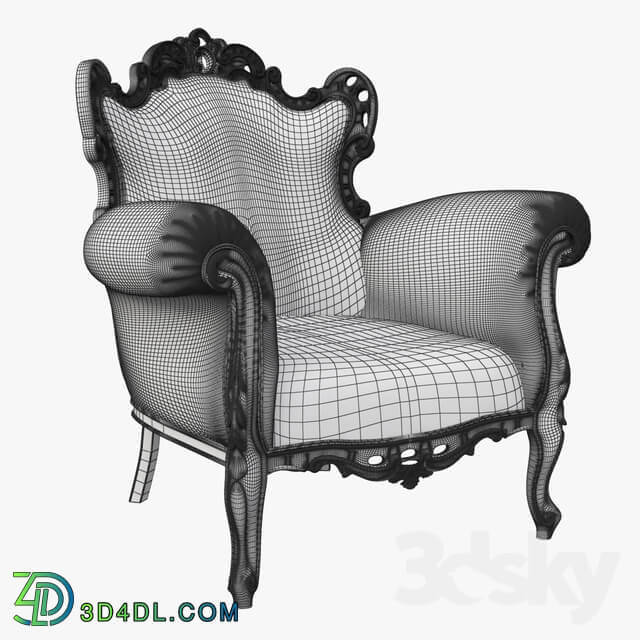 The Posh rubber pepita chair