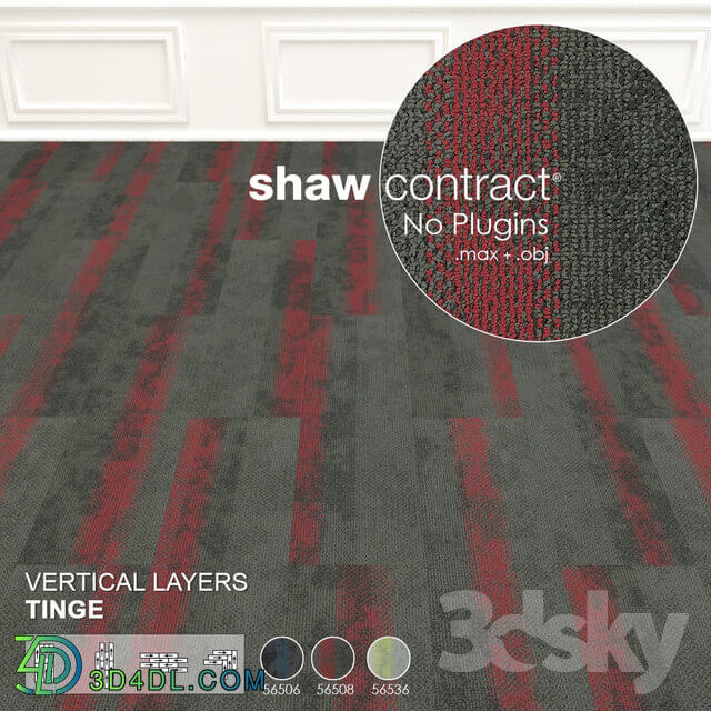 Shaw Carpet Vertical Layers Wall to Wall Floor No 6