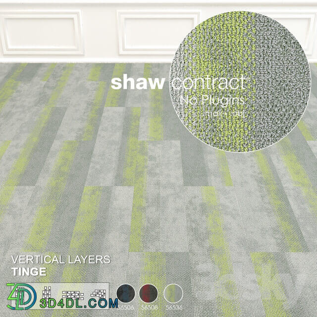 Shaw Carpet Vertical Layers Wall to Wall Floor No 6