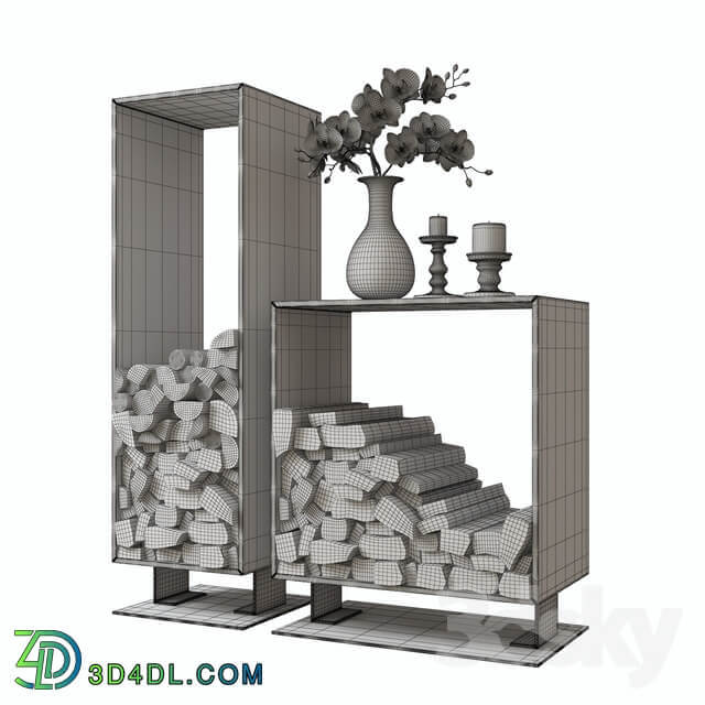 Other decorative objects Firewood Storage Rack set