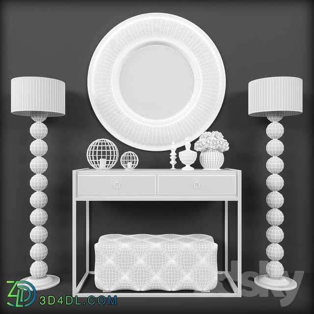 Decorative set 1 Console 3D Models