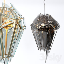 Eichholtz Chandelier Shard Pendant light 3D Models 