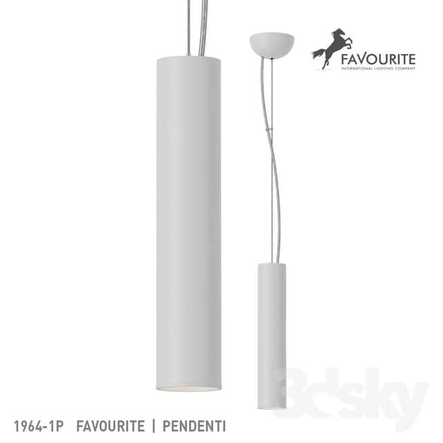 Favorite 1964 1P Pendant light 3D Models