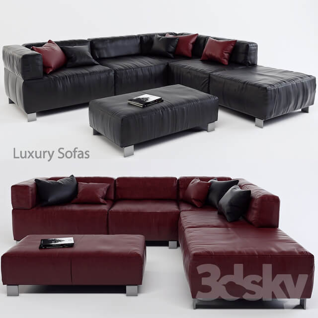 Sofa K W Luxury Lounge Sofa Loft 7490 Corner