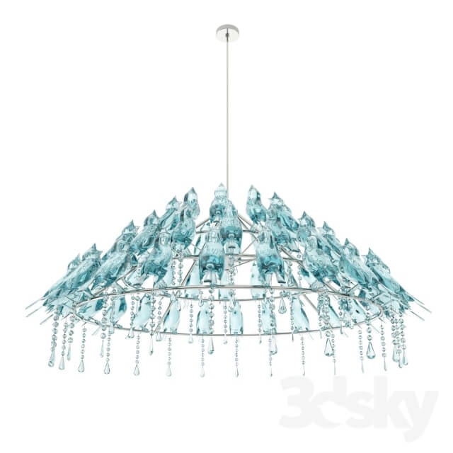 Bird Poop Chandelier by Wyatt Little