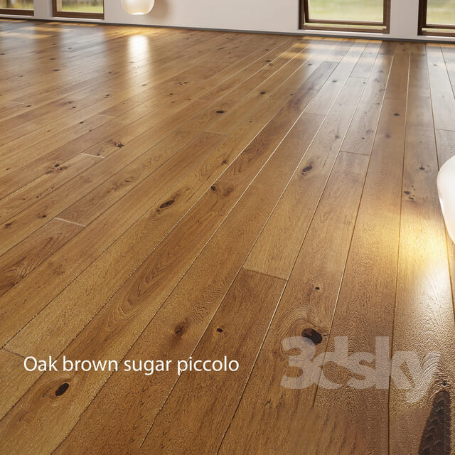 Wood Parquet board Barlinek Floorboard Brown Sugar Piccolo.