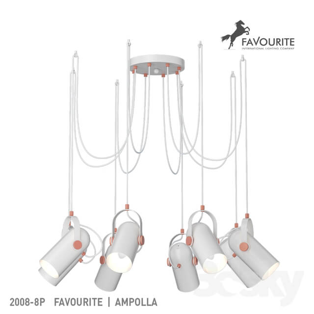 Favorite 2008 8P Pendant light 3D Models