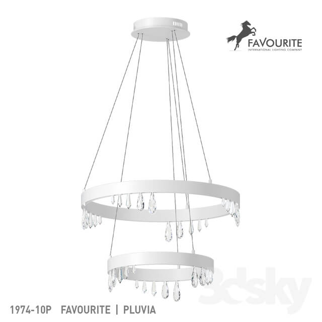 Favorite 1974 10P Pendant light 3D Models