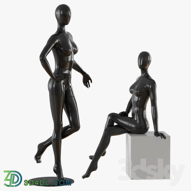 Abstract female mannequin