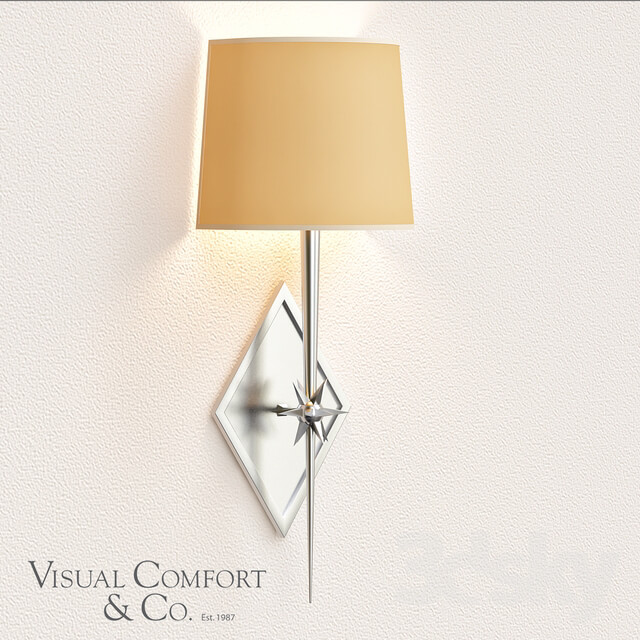 Visual Comfort Silver Etoile Sconce