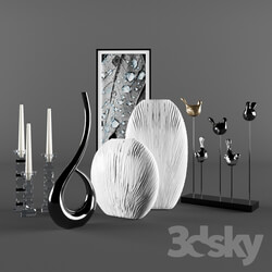 Vases decor set 