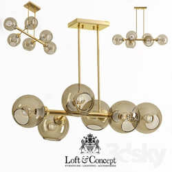 Glass Bubble Chandelier Brass Chandelier 