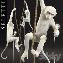 The Monkey Lamp Ceiling Version by Seletti 
