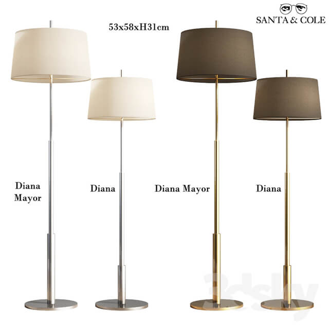 Floor Lamp Diana Santa Cole