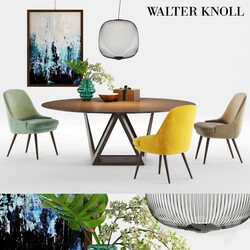 Table Chair Walter Knoll Tobu Table and 375 Chair 