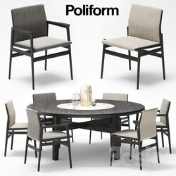 Table Chair News milano set 1 