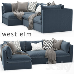west elm Shelter Sectional sofa 