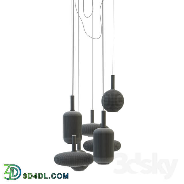 Ferm Living set Pendant light 3D Models