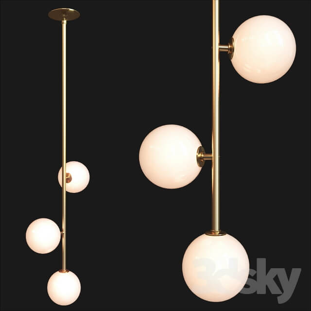 BLOOM 3 Pendant Lights Pendant light 3D Models