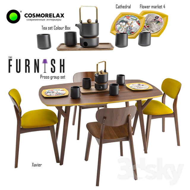 Table Chair Proso Dining group set