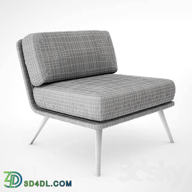 fredericia spine lounge chair