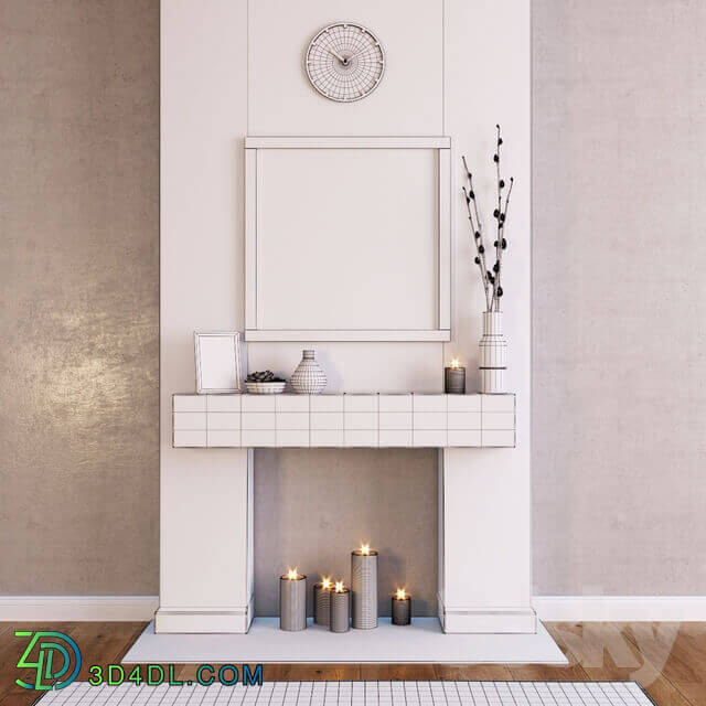 Decorative fireplace