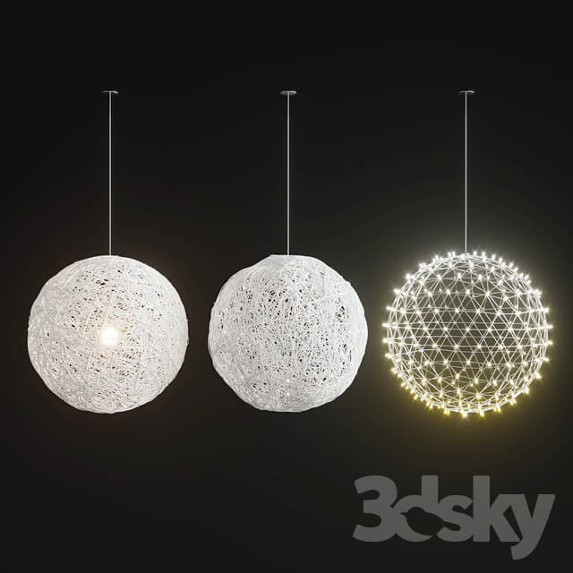 Lighting Set 01 Pendant light 3D Models